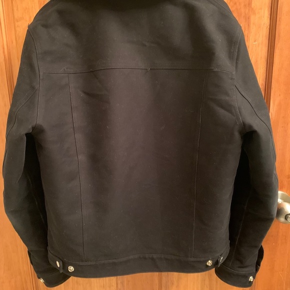 Sandro Paris Black Shearling Jacket Size large - Picture 3 of 4